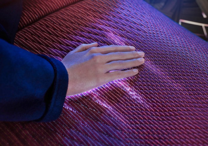 BMW unveils interactive textile interior - Textile Technology Source